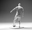 3D footballer ronaldo player