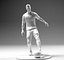 3D footballer ronaldo player