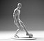 3D footballer ronaldo player