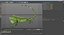 3D model lizards rigged