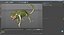 3D model lizards rigged