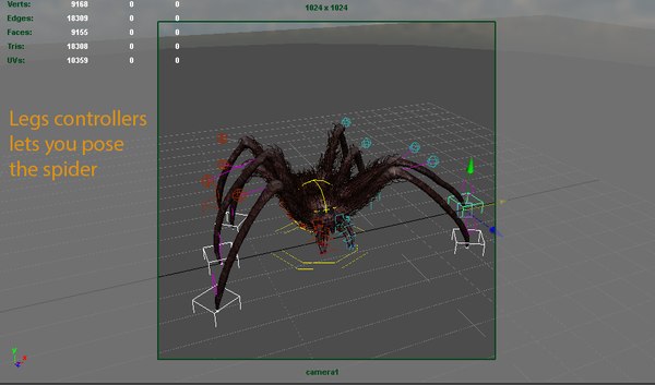 maya scary spider