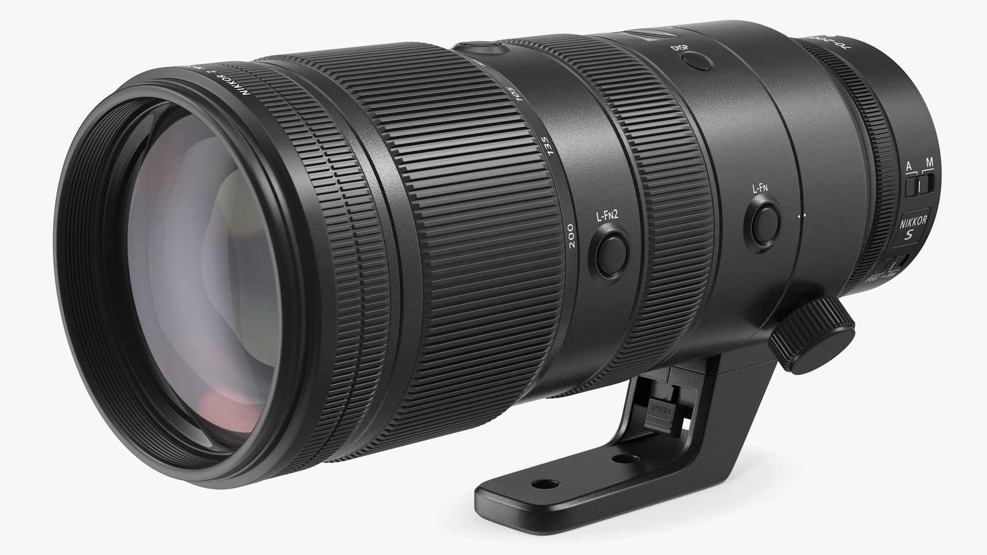 NIKKOR Z 70 200mm f2.8 VR S Professional Zoom Lens 3D model preview