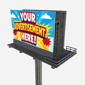 Advertising Billboard 01 model