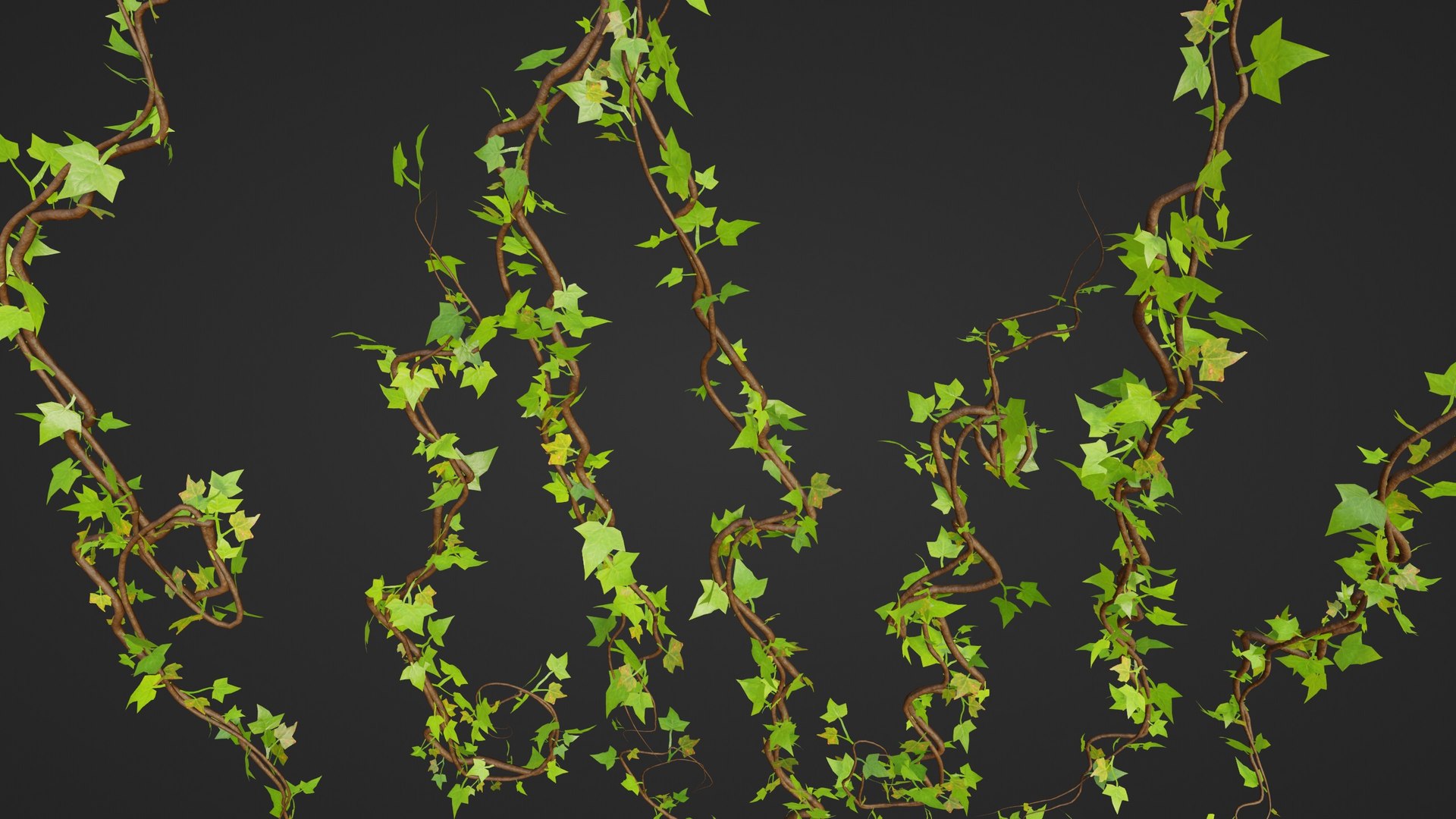 3D Model Vines And Ivy Geometry Nodes Blender TurboSquid 2171698