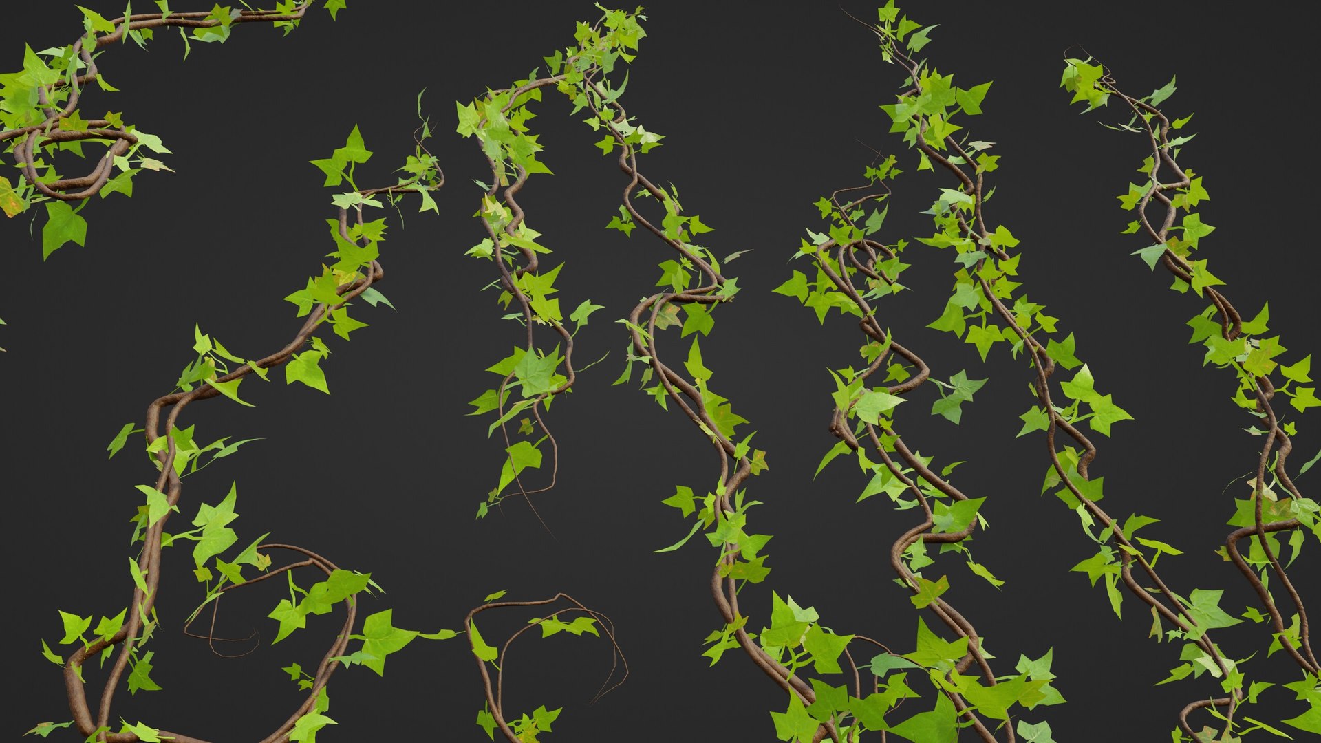 3D Model Vines And Ivy Geometry Nodes Blender TurboSquid 2171698
