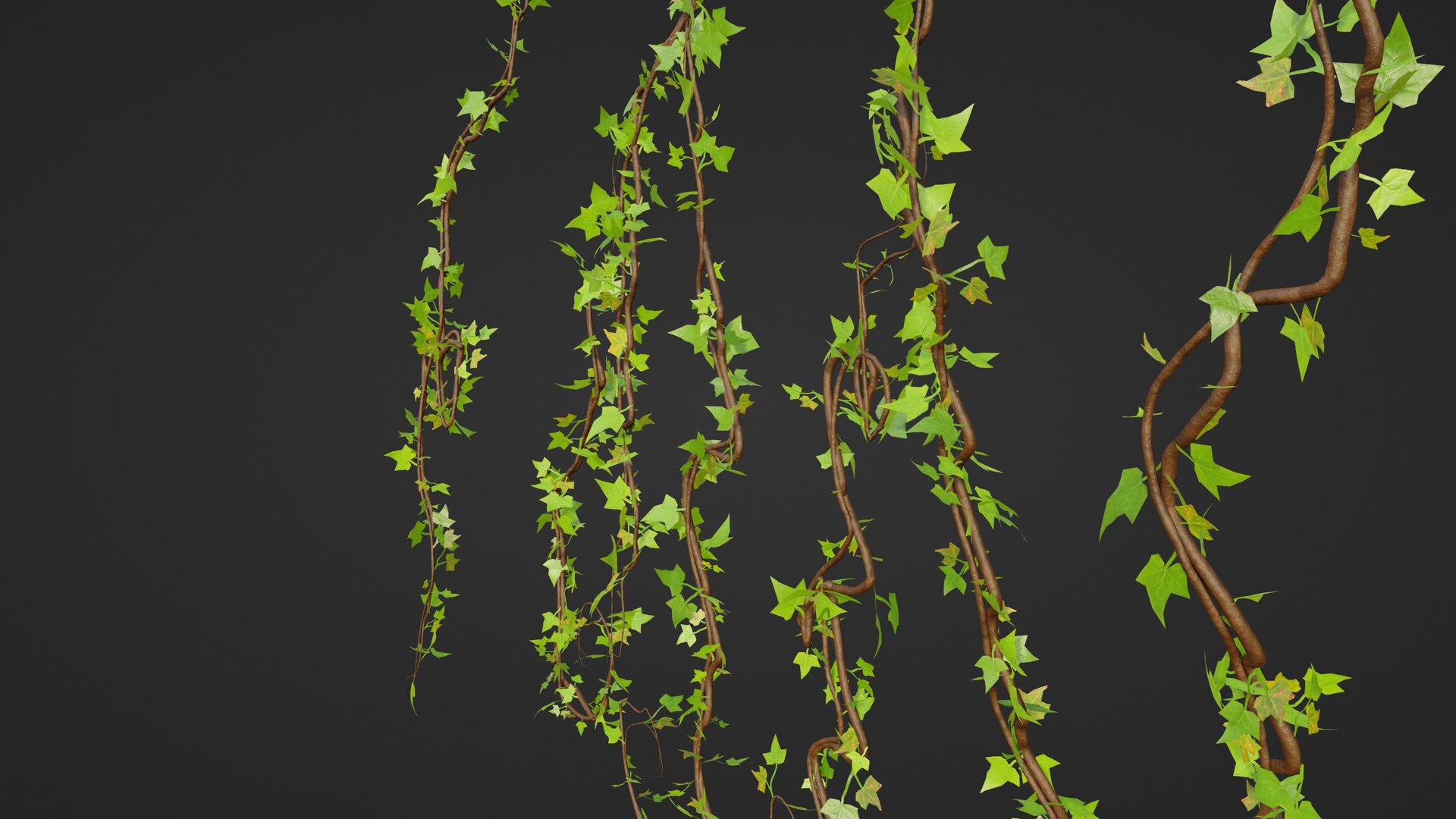 3D Model Vines And Ivy Geometry Nodes Blender TurboSquid 2171698