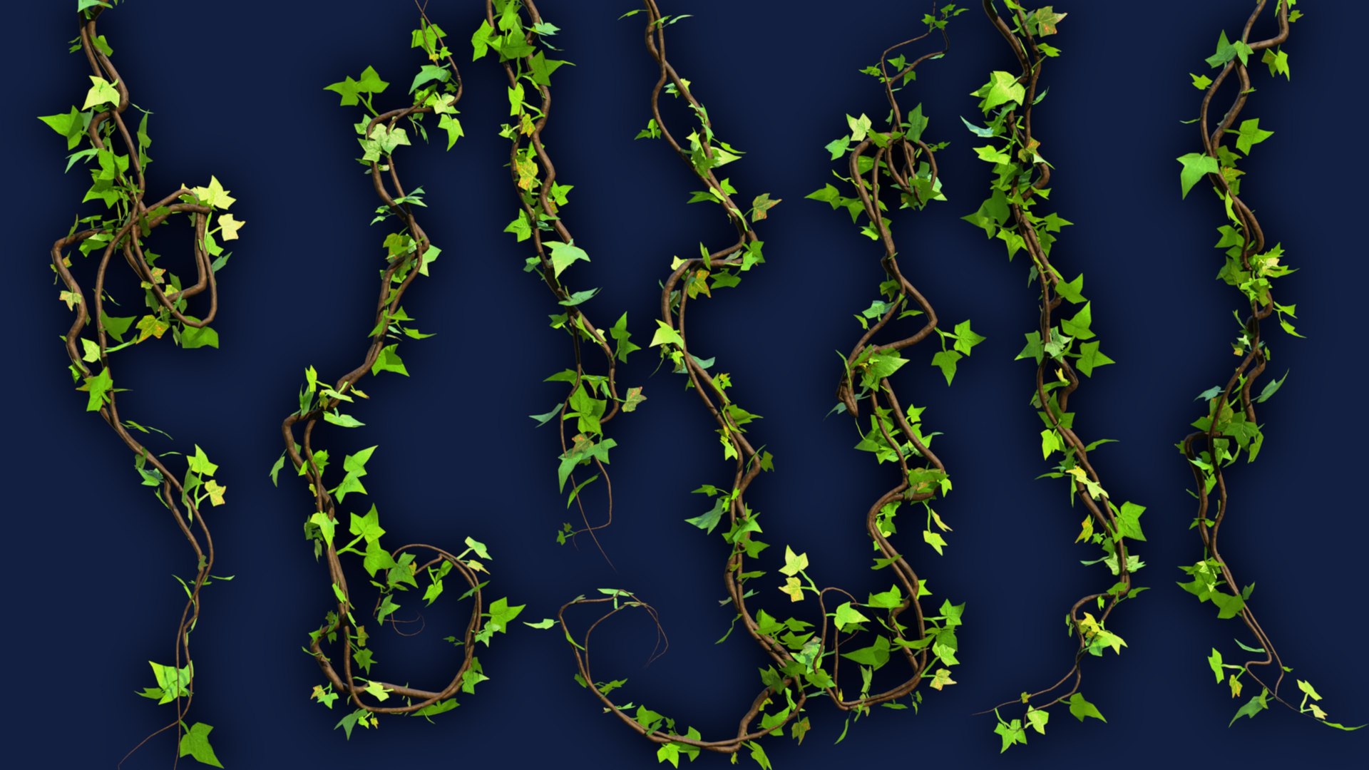 3D Model Vines And Ivy Geometry Nodes Blender TurboSquid 2171698
