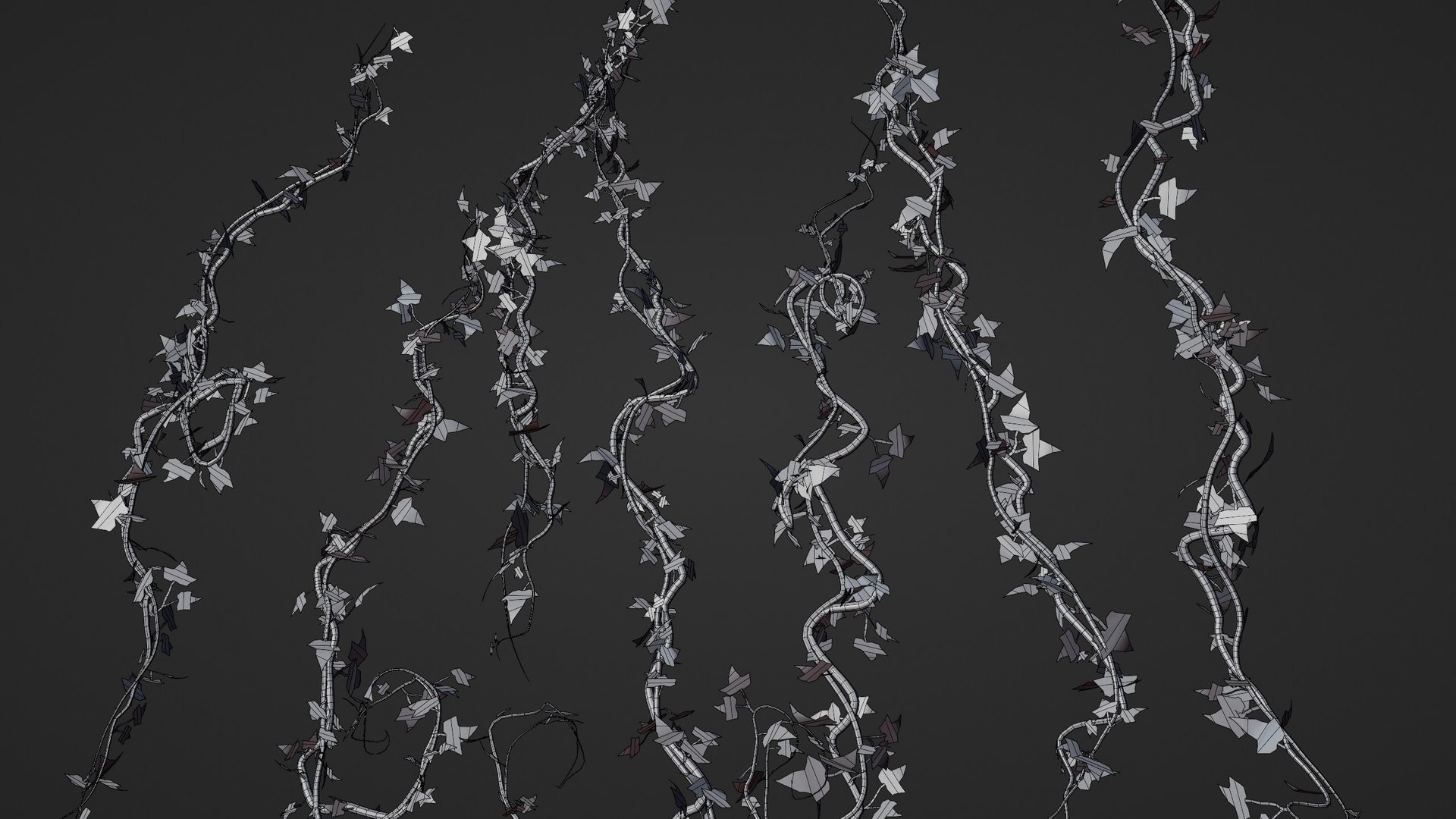 3D Model Vines And Ivy Geometry Nodes Blender TurboSquid 2171698