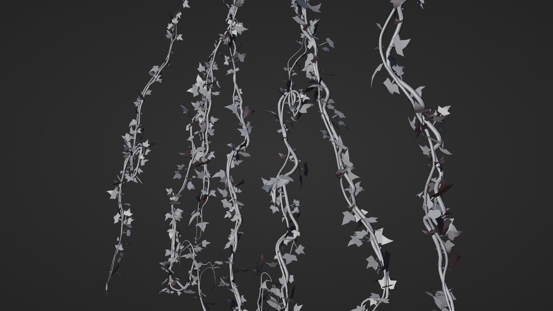 3D Model Vines And Ivy Geometry Nodes Blender TurboSquid 2171698