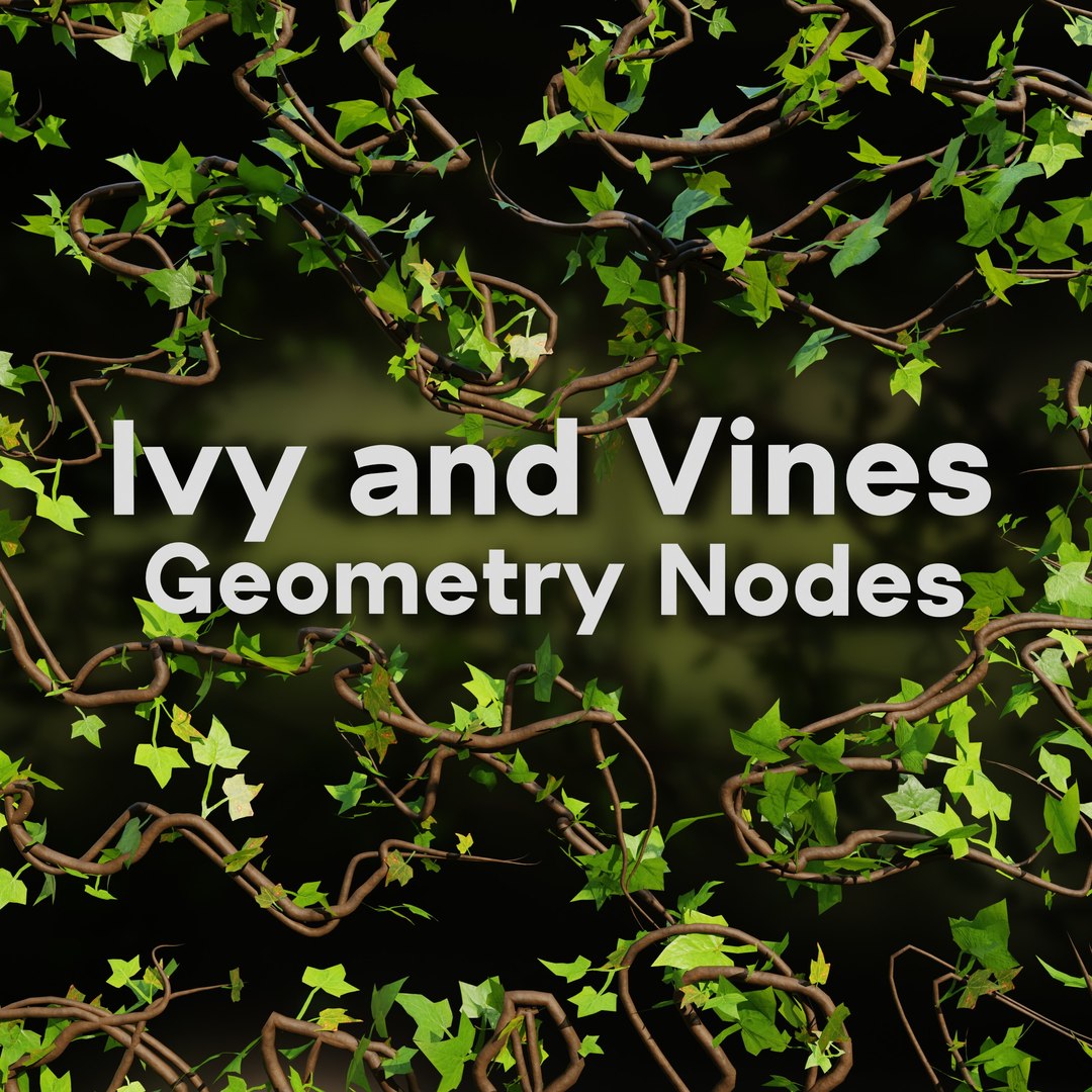 3D Model Vines And Ivy Geometry Nodes Blender TurboSquid 2171698