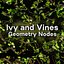 Vignes et lierre - Nœuds de géométrie - Blender