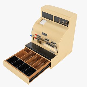 Retro Cash Register 06