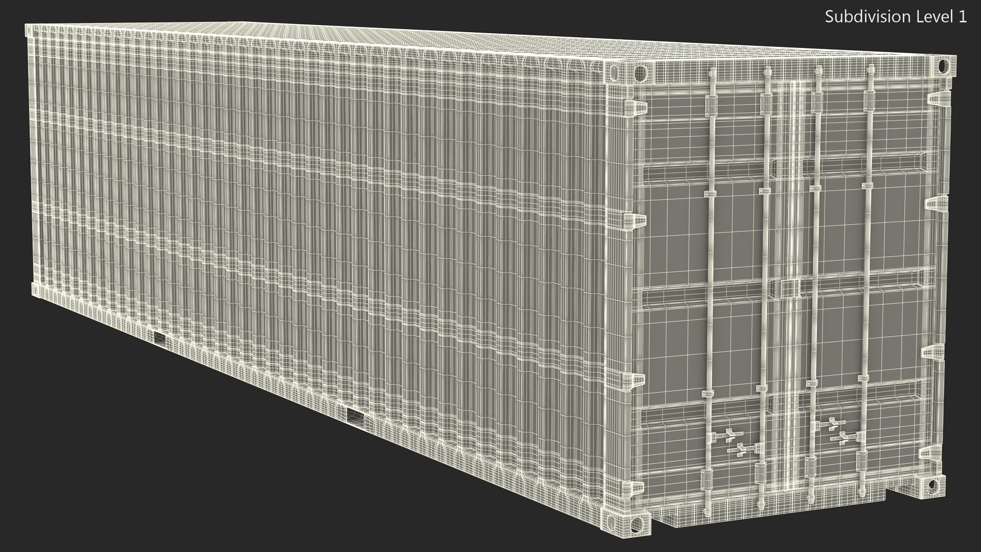3D High Cube Cargo Shipping Container 40FT - TurboSquid 2130572