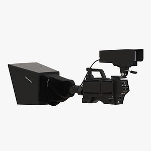 TV Studio Camera Generic 2 3D Model