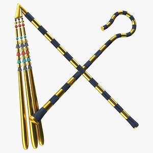Egyptian Heka and Nekhakha Sceptres