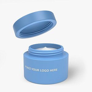 Cosmetic Plastic Jar with Cream