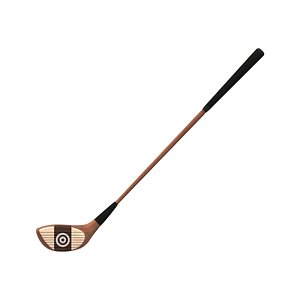 3D model Wooden Golf Club