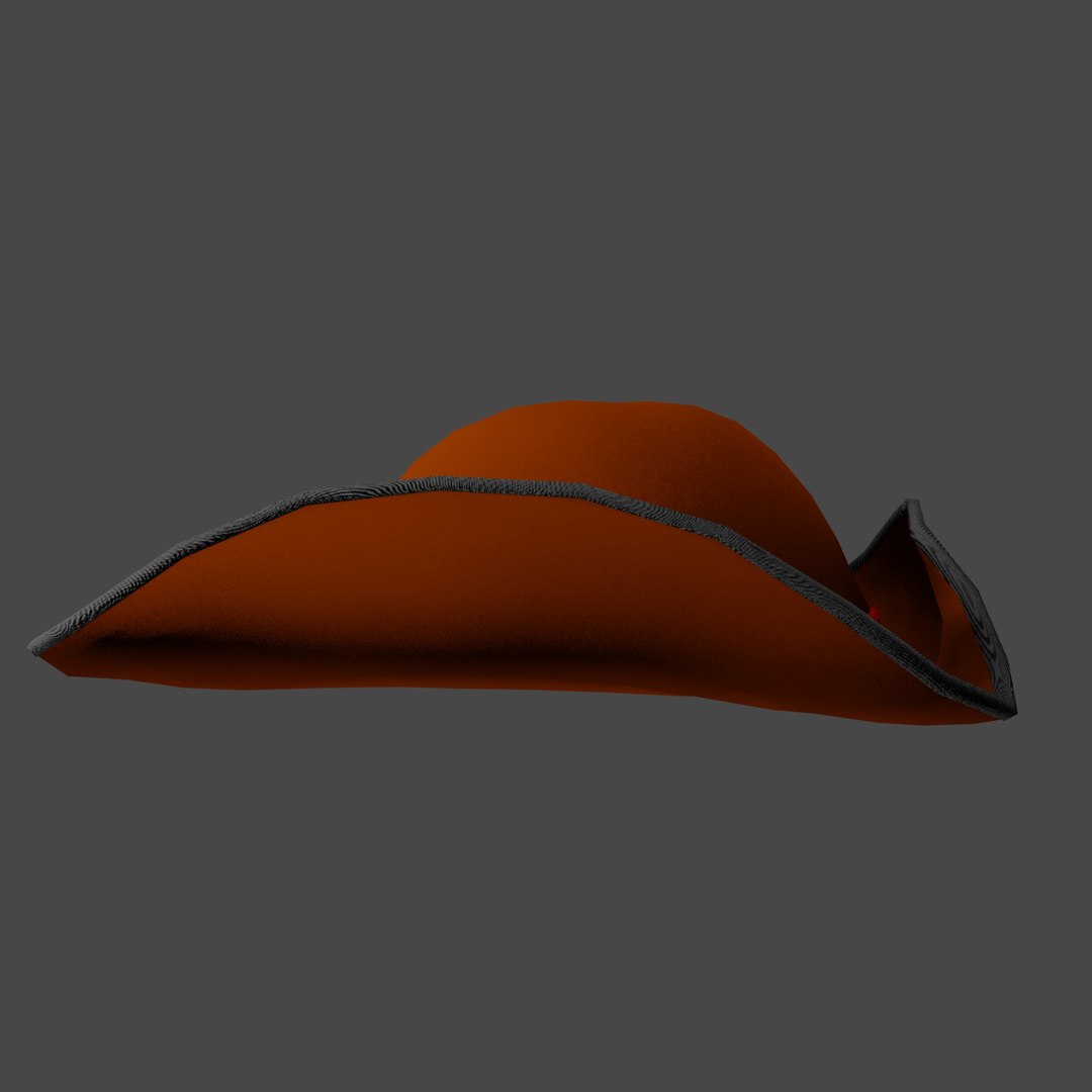3D Model Pirate Hat With Pirate Sign As Skull And Bones - TurboSquid ...