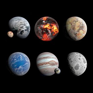 Fictional Alien Planet Collection - 8k 3D