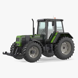 Wheel Tractor Clean Rigged for Maya