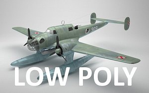 RWD-22 Torpedo bomber Low Poly