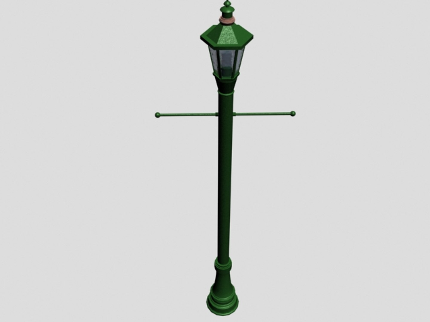 3d outdoor street lamp post model