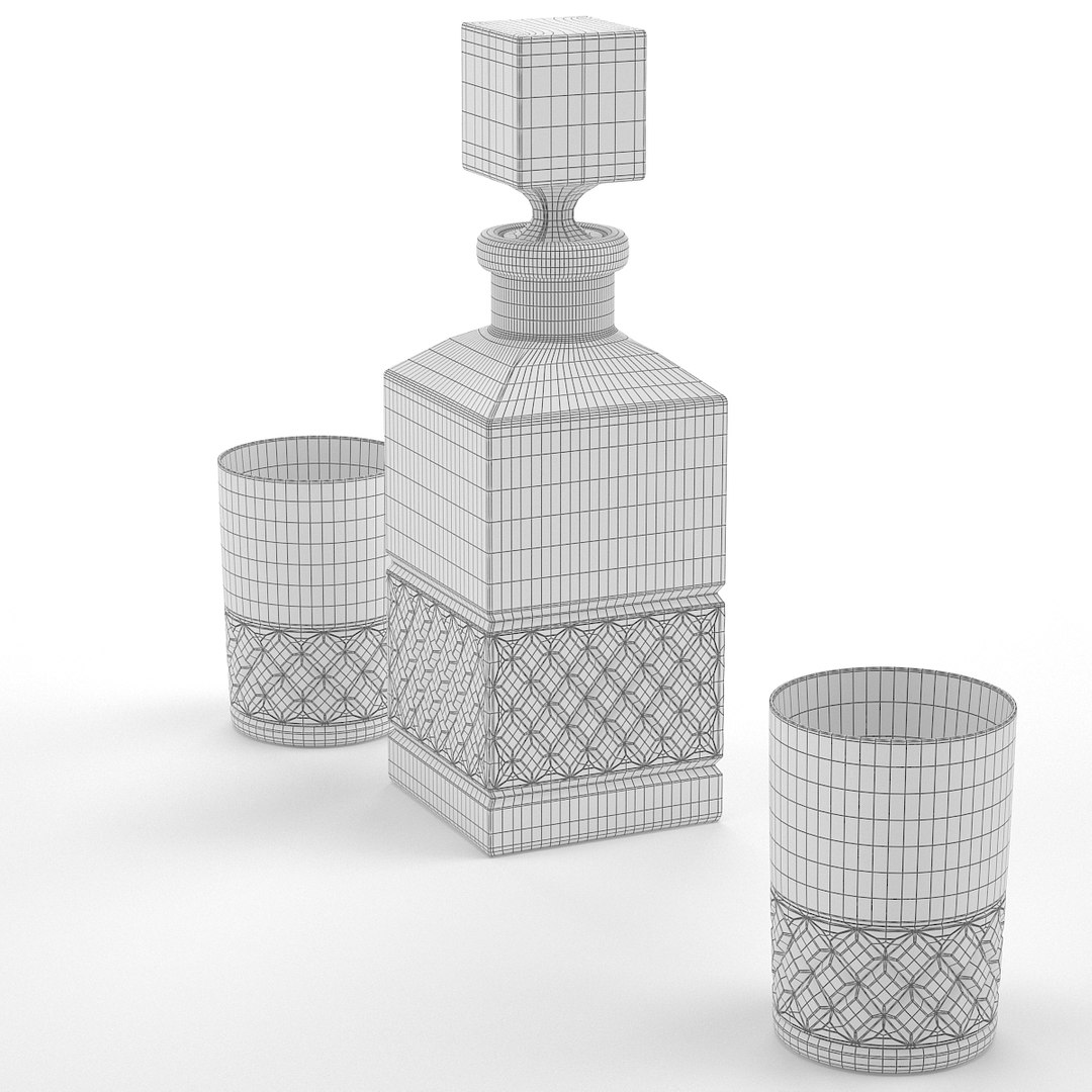 3D crystal set decanter https://p.turbosquid.com/ts-thumb/mB/B2S9y7/Lxo1S8IJ/13/jpg/1508745344/1920x1080/fit_q87/e3688b10d40b8ebda24586d97f392566b45d3821/13.jpg
