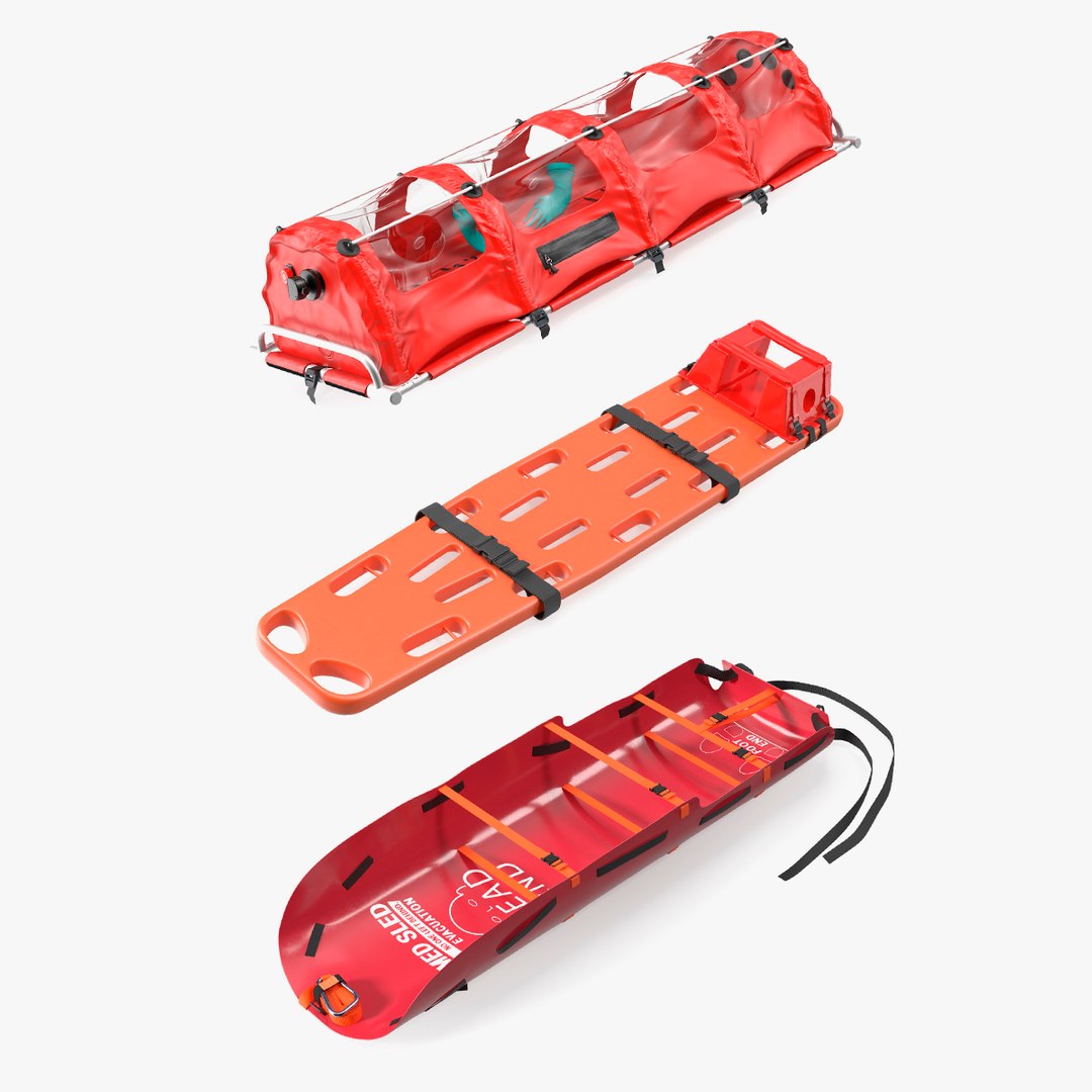 Stretchers Collection 3D model preview