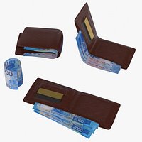 Russia 2000 Rubles Wallet Money Purse