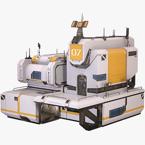 Interplanetary Modular Sci-Fi Research Outpost