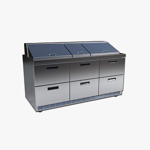 commercial food storage 3D