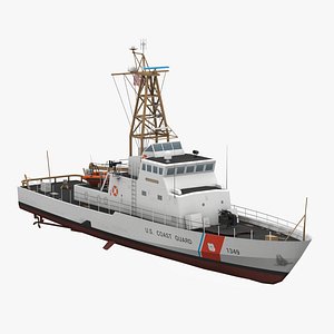 USCGC Island Class Low Poly