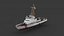 uscgc coast guard 3D model