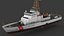 uscgc coast guard 3D model