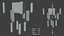 Minecraft Blaze Rigged 3D-Modell, spielfertig in 4K PBR