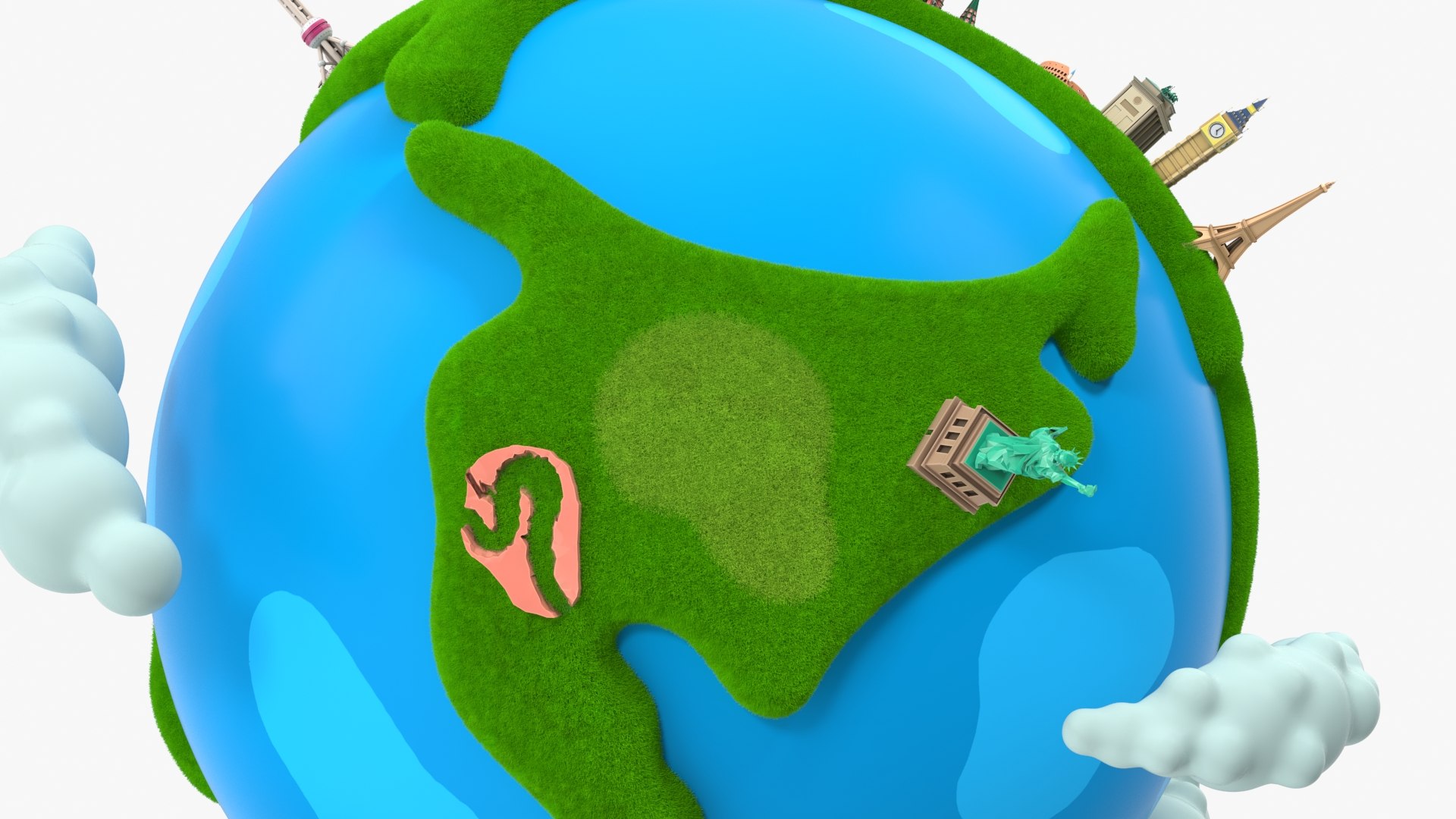 3D Miniature Cartoon Globe with World Landmarks Fur model https://p.turbosquid.com/ts-thumb/mB/Zp1iwr/Or/miniature_cartoon_globe_with_world_landmarks_fur_009/jpg/1742998355/1920x1080/fit_q87/c640b655acbf80e9d4ff5645863341ad10c4e040/miniature_cartoon_globe_with_world_landmarks_fur_009.jpg