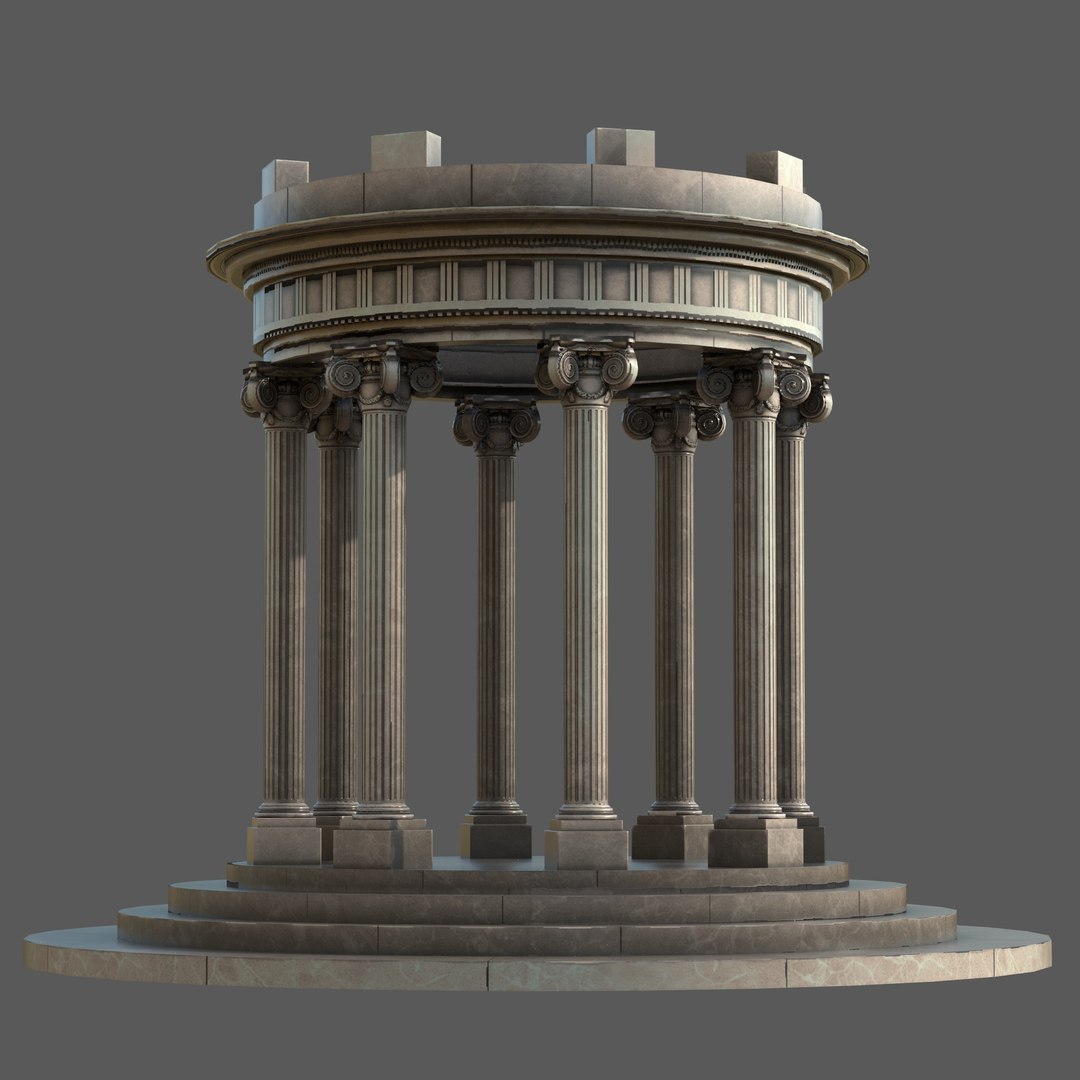 Garden Rotunda LP Model - TurboSquid 2381318