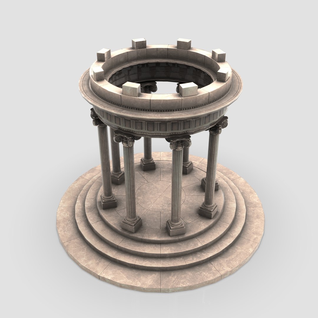 Garden Rotunda LP Model - TurboSquid 2381318