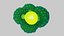Cartoon Broccoli 3D Модель