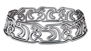 Ornamental Metal Necklace