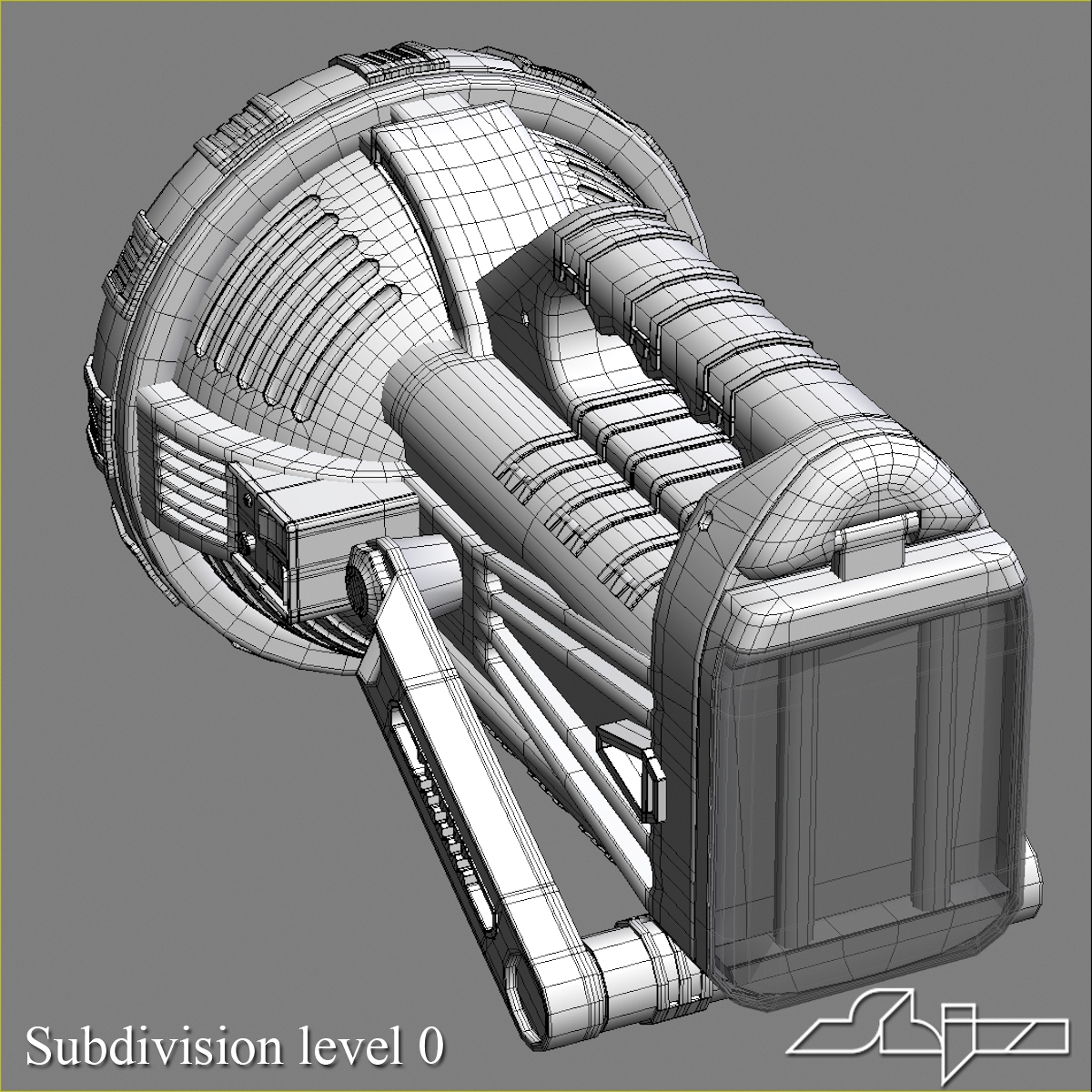 3d spotlight rwl10 model