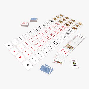 Low Poly Playing Cards