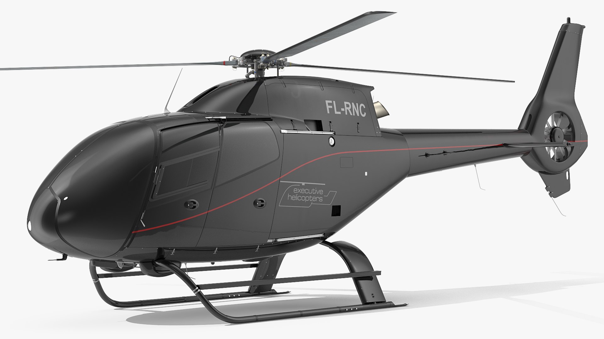 Eurocopter EC120 Colibri Simple Interior 3D model preview