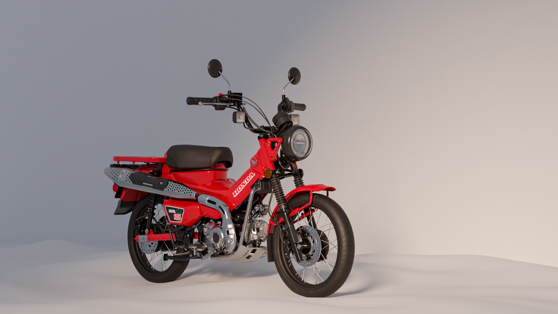 3D Model Honda Hunter Cub - TurboSquid 1995952
