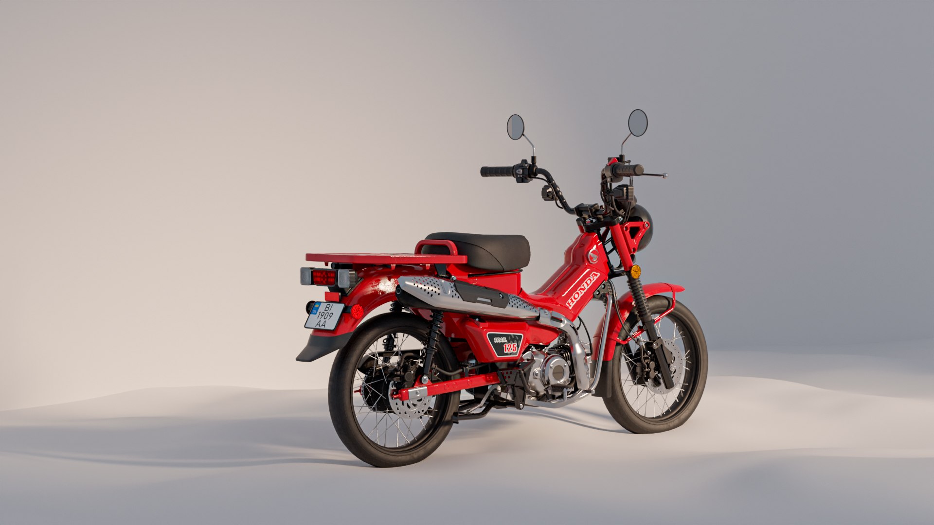 3D Model Honda Hunter Cub - TurboSquid 1995952
