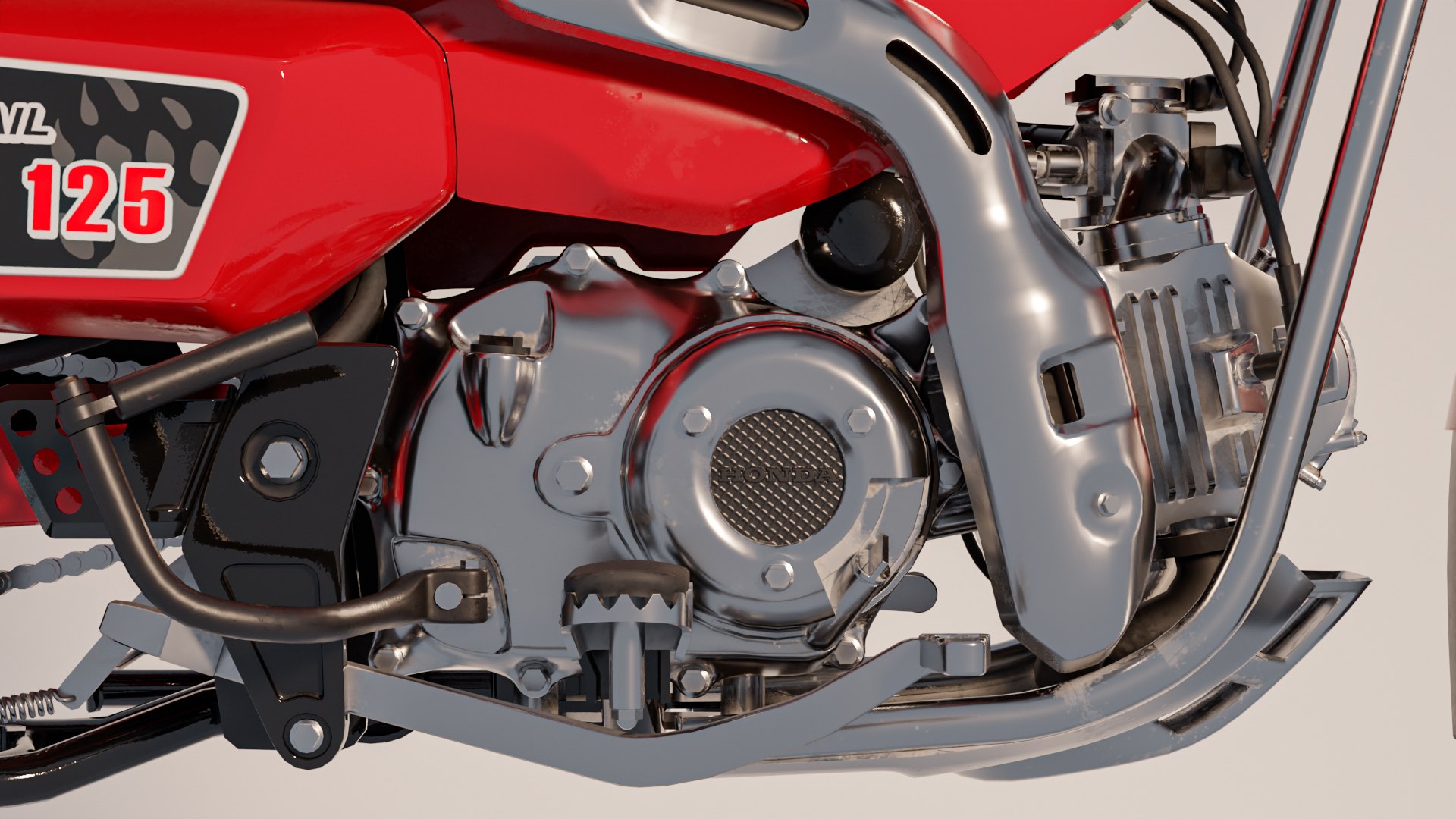 3D Model Honda Hunter Cub - TurboSquid 1995952