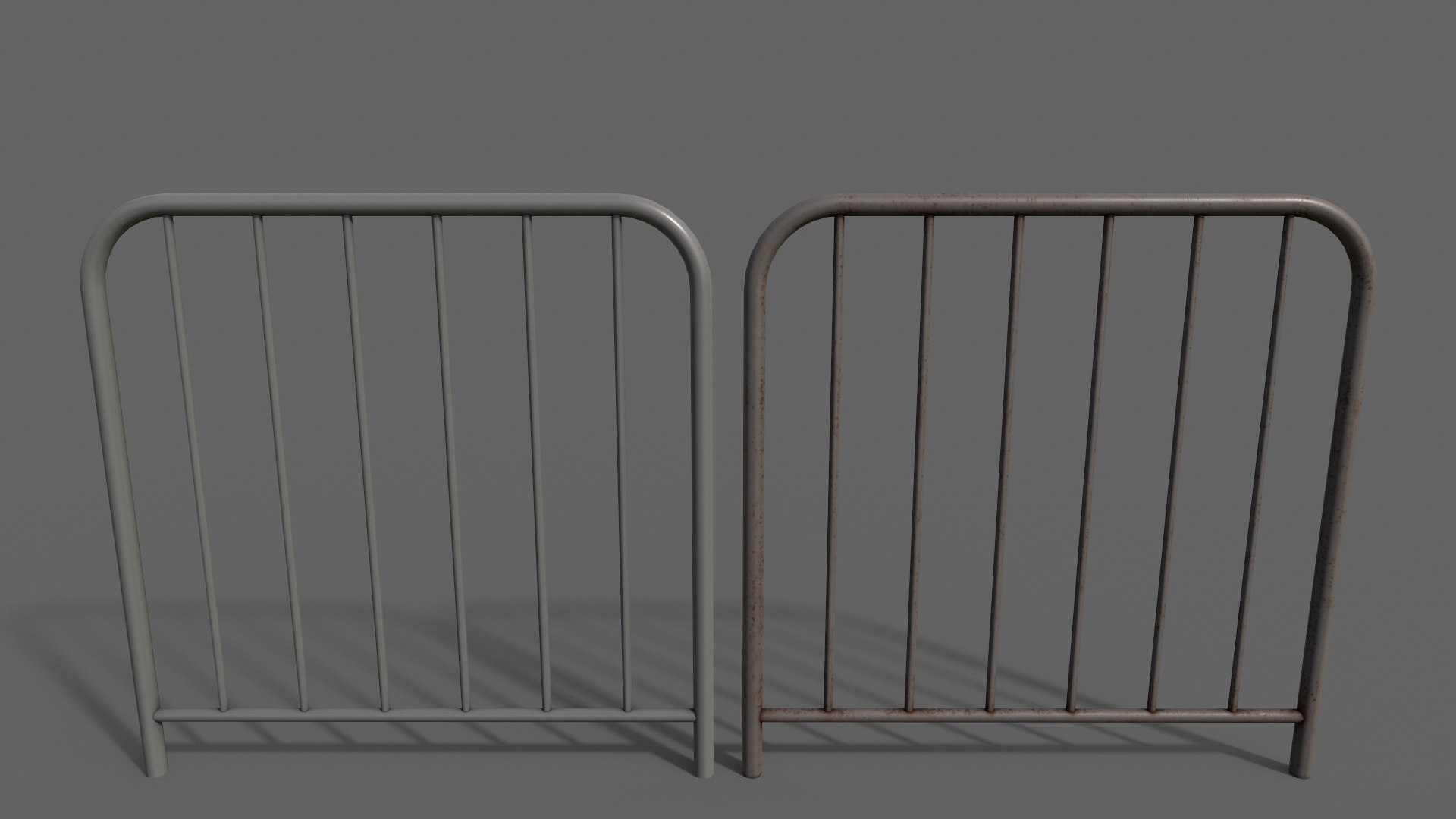 PBR Pedestrian Guard Rail Grey V2 3D model https://p.turbosquid.com/ts-thumb/mB/rONKCH/Z9/1_3/png/1647094243/1920x1080/fit_q87/e33e3c4e5ef3b36bfd1e609cd471078f75cfd1a4/1_3.jpg