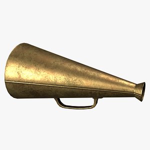 Old Bronze Megaphone