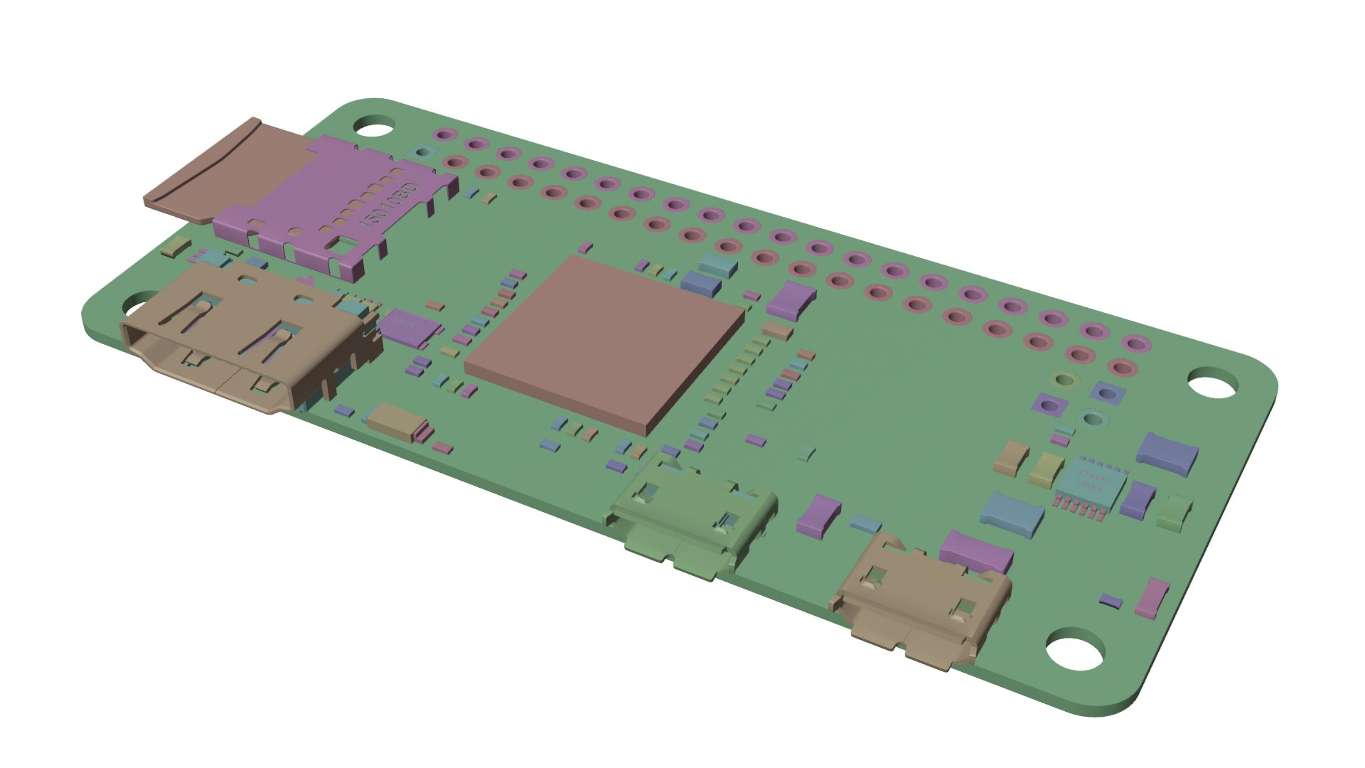 3D Raspberry Pi Zero - TurboSquid 2266010